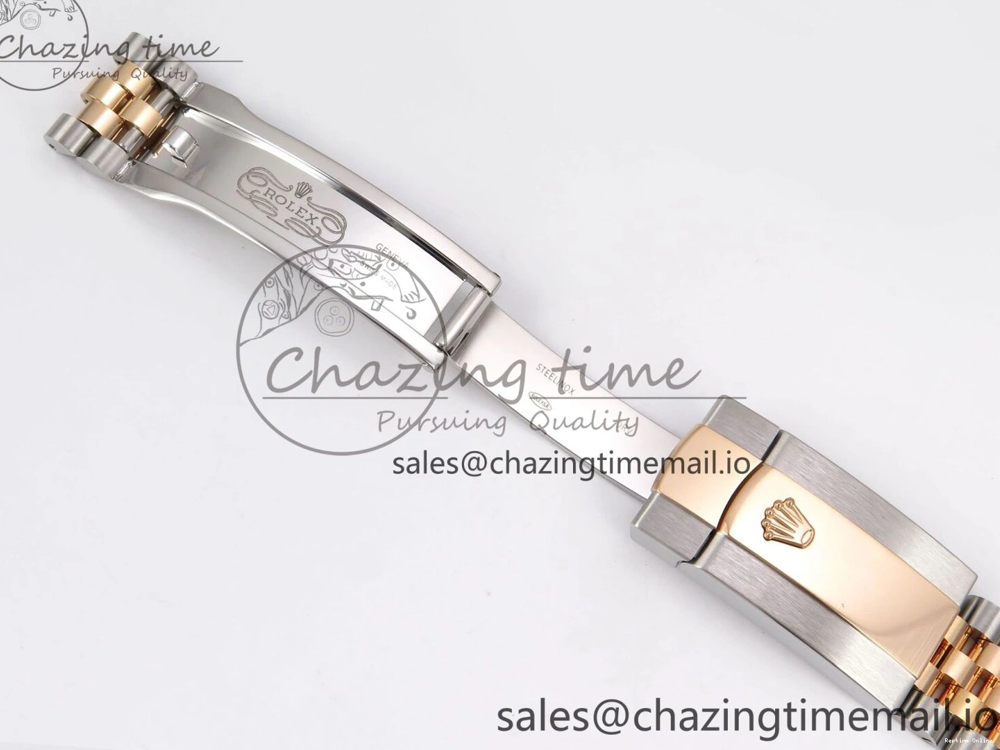 0130 DateJust 41 126331 ARF 1:1 Best Edition 904L Steel Brown Diamonds Dial on SS RG Jubilee Bracelet SH3235（Gain Weight） Thermal 1111